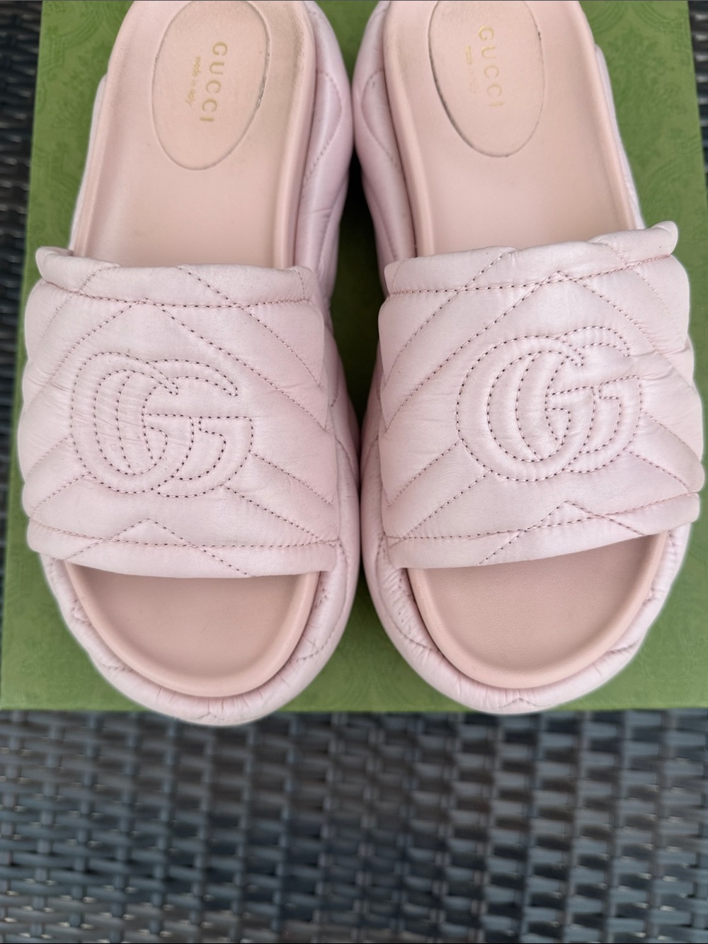 Gucci Angelina platform slide sandals - Picture 2 of 10